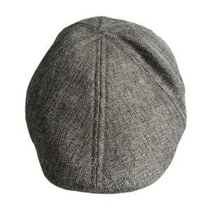 David and Young Men's Grey Cap Hat Cabbie Newsboy Peaky Blinders Size L/XL Men